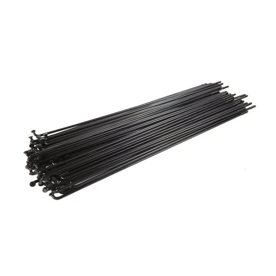 Standard Size Stainless Spoke 14G Black